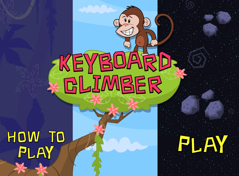 Keyboard Climber 2 - Play Free Typing Games & Keyboard Games