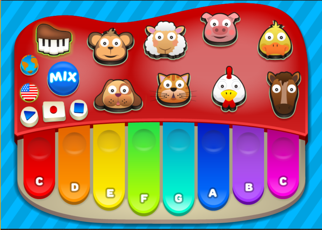 Play Piano For Kids Game Online for Free: Piano Game for Children